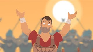 Joshua and the Battle of Jericho  Animated with Lyrics [upl. by Riana]