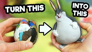 Making BIG CHUNGUS in Polymer Clay [upl. by Ruff713]