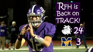 Rumson Fair Haven 24 Marlboro 3  Week 7 Highlights  Kellen Murray 66yard TD run [upl. by Pronty]