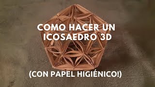 Como hacer un icosaedro 3D [upl. by Boyden]