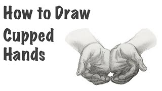 How to Draw Cupped Hands [upl. by Ihcur959]