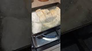 Frying Breaded Cream Dory Fish Fillet [upl. by Nayr]