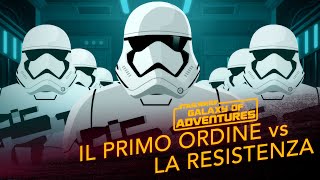 Star Wars Galaxy of Adventures  Il primo ordine VS la resistenza  Star Wars Kids Italia [upl. by Anitsirhc]