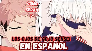 COMO SON LOS OJOS DE GOJO SENSEI  JUJUTSU KAISEN COMIC EN ESPAÑOL  satorugojo itadoriyuuji [upl. by Lochner]