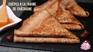 Recette de Crêpes à la Farine de Châtaigne et Noisette Sans Gluten [upl. by Venn]