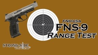 RANGE TEST amp REVIEW THE FNS9 9MM HANDGUN HD [upl. by Garrity853]