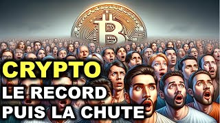 CRYPTO RECORD ET CHUTE  ACTU CRYPTOMONNAIES 1303 [upl. by Leiuqese]