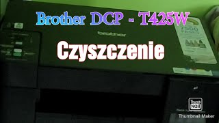 Brother DCP  T425W  Czyszczenie [upl. by Melesa987]