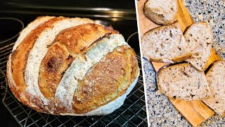 SAMEDAY Sourdough Bread  No Kneading No Fancy Tools😎 [upl. by Arias]