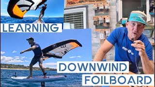 Learning to SUP Downwind Foiling with Wing Foiling How can one help the other [upl. by Fawnia]