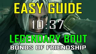 Final Fantasy 7 Rebirth  EASY WAY to defeat LEGENDARY BOUT BONDS OF FRIENDSHIP [upl. by Lennod]