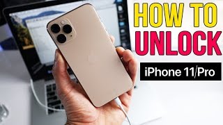 How to Unlock iPhone 11  11 Pro  11 Pro Max  Passcode amp Carrier Unlock [upl. by Bijan417]