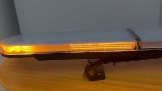 Slim Line LED Amber Warning Light Bars [upl. by Yenruogis]