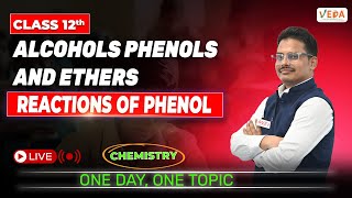 Reactions of Phenol  Alcohols Phenols and Ether  Class 12  Chemistry [upl. by Nol]