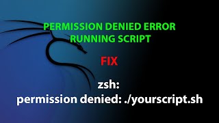 KALI FIX zsh permission denied helloworldsh [upl. by Oimetra]