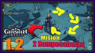 Mision Como Resolver el Rompecabezas x2 ♻ Genshin Impact gameplay Mihoyo GUIDE 12 [upl. by Maril292]