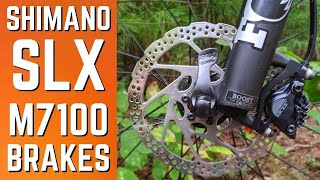 Putting the BRAKES on  Shimano Deore SLX M7100 Hydraulic Brake Review and Installation Video [upl. by Neliac]