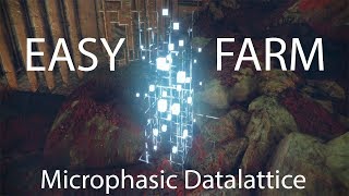 Destiny 2 Microphasic Datalattice Easy Infinite Farming Route [upl. by Savanna]