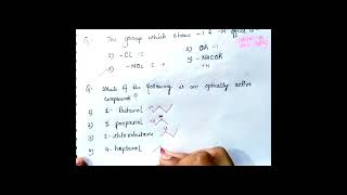 Optically Active compound finding question shorts isomerism tricks chemistry organic neet jee [upl. by Revilo79]