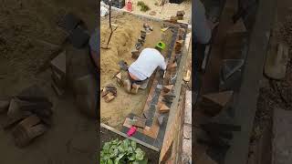 Paving in the yard construction shortvideobuilding [upl. by Chico]