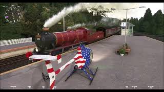 MSFS 2020 Mini 500 at Hogwarts Train and Castle [upl. by Anehsuc499]