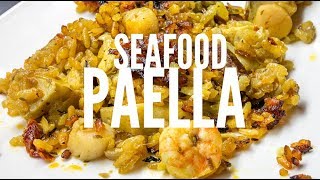 Seafood Paella Recipe [upl. by Benia]