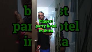 Is the CHEAPEST room at Ibiza Party Hotel WORTH IT Ushuaia Ibiza shorts [upl. by Ahtinak]