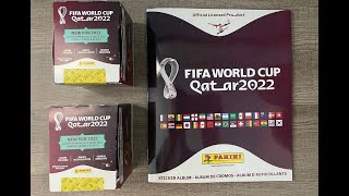 FIFA World Cup Qatar 2022 STICKER ALBUM  BOX Opening [upl. by Treble452]