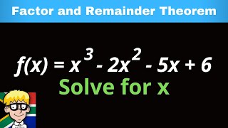 Factorise Cubic Equation Grade 12 Introduction [upl. by Pardner558]