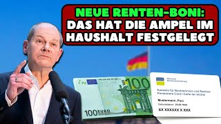 ⚡️Neuer Rentenzuschlag für Rentner Das hat die Ampel im Haushalt festgelegt [upl. by Eniruam]