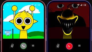 Incredibox Sprunki are calling and trying to scare Who will be scared [upl. by Kennedy]