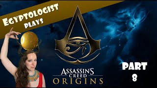 Egyptologist plays ASSASSINS CREED ORIGINS  Part 8 Squishing the Scarab [upl. by Ettelliw]