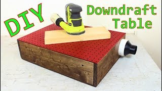 Downdraft Table for Sanding  DIY  HowTo [upl. by Trojan459]