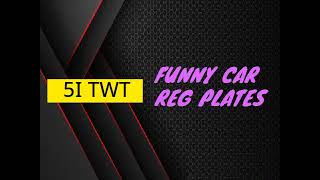 Funny Car Registration Plates [upl. by Sandi]