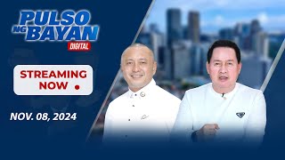 LIVE  Pulso ng Bayan with Admar Vilando at Jade Calabroso  November 8 2024 [upl. by Kalvin]