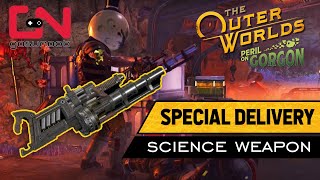 Special Delivery Unique Science NEW Weapon Location  Outer Worlds Peril on Gorgon DLC [upl. by Benenson344]