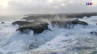 La tempête Ciaràn à bord des navires [upl. by Oidacra]