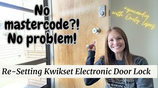 How to Reset Electronic Door Lock Without Code [upl. by Barstow]