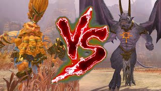 Daemon Slayer VS Daemon Prince Total War Warhammer 3 [upl. by Ecargyram]