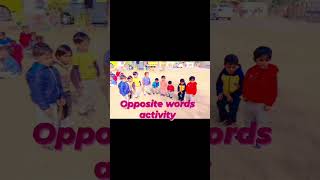 Opposite words activity for kindergartenshorts education [upl. by Viens950]