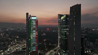 DJI mini 4 pro Mexico city daynight shoot [upl. by Dahc]