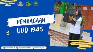 Pembacaan UUD 1945 dalam rangka HAB Kemenag Ke78 Tahun 2024 [upl. by Camfort]