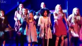 Stagebox performs quotHard Knock Lifequot from hit musical Annie on ITVquots quotKeep It In The Familyquot 2015 [upl. by Dnama]