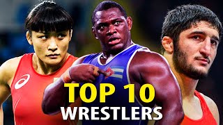 Top 10 Greatest Wrestlers Of All Time [upl. by Nahttam]