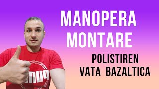 Manopera montare polistiren 120 lei mp [upl. by Lamdin]