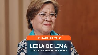 Rappler Talk Leila de Lima completely free after 7 years [upl. by Erdrich]