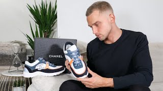 Chanel Runner 1000 Trainer Unboxing  Mens Fashion [upl. by Ahsita221]