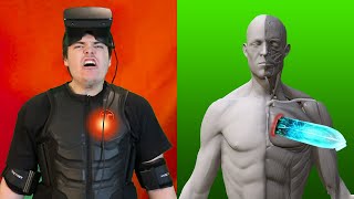 HOW MUCH PAIN CAN I FEEL IN VR Haptic Suit [upl. by Porche]