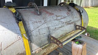 120 Gallon Smoker Build Pt 3 [upl. by Analos714]