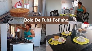 CAFÉ DA TARDE BOLO DE FUBÁ 😋 [upl. by Ennagroeg]